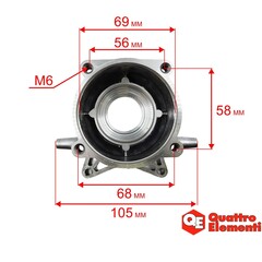 Корпус QUATTRO ELEMENTI VERONA/NAPOLI насоса (242-311-P08)
