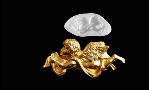 Силиконовый молд Ангел № 333 левый