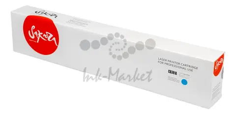 Картридж Sakura CB381A (823A) для HP, голубой, 21000 к.