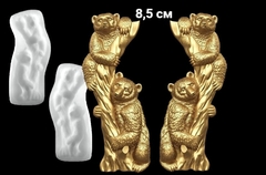 Силиконовые молды Медведи малые левый и правый. Набор 2 шт