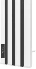 Полотенцесушитель электрический Point Пиано PN19722WB 150x1200 диммер слева, белый/черный