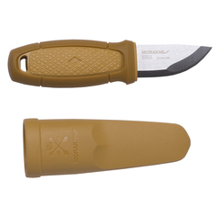 Нож Morakniv Eldris, нержавеющая сталь, цвет желтый, с ножнами, 12650