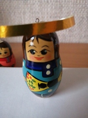 Матрешки -елочные украшения