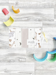 Набор платочков-слюнявчиков Mjölk Карнавал