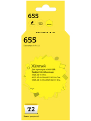 IC-H112 Картридж T2 №655 для HP Ink Advantage 3525/4615/5525/6525, желтый