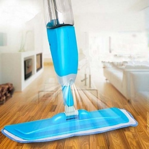 Швабра с распылителем Healthy Spray mop голубая