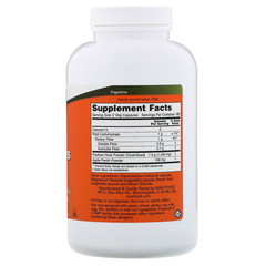 Now Foods, Шелуха семян подорожника в капсулах, 700 мг, 360 вегетарианских капсул