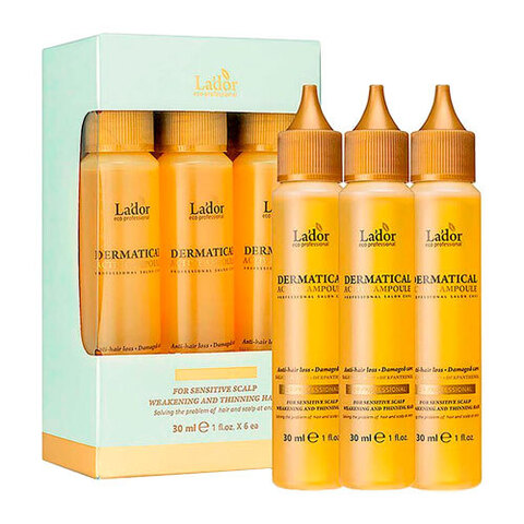 Lador Dermatical Active Ampoule - Филлер-сыворотка функциональный против выпадения волос