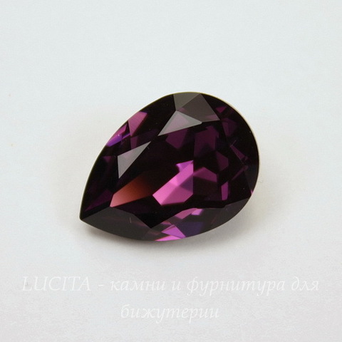 4320 Ювелирные стразы Сваровски Капля Amethyst (18х13 мм)