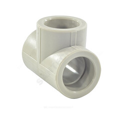 Тройник PP-R серый Дн 50 внутренняя пайка VALFEX 10111050Г