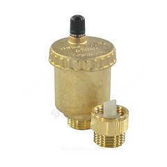 Воздухоотводчик автоматический латунь 707 Ду 15 Ру10 G1/2" НР прямой с запорным клапаном Icma 82.707.AD.05.710