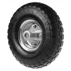 Колесо пневматическое 250 мм со стальным диском PR1800 несимметричное ось 16 мм