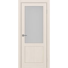 Купить Межкомнатная дверь экошпон Турин 502.21 ясень перламутровый остеклённая