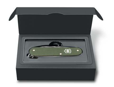 Нож Victorinox Cadet Alox, 84 мм, 9 функций, алюминиевая рукоять, зелёный