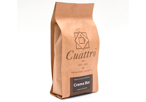 Кофе зерновой Cuattro Crema Bar, 500г