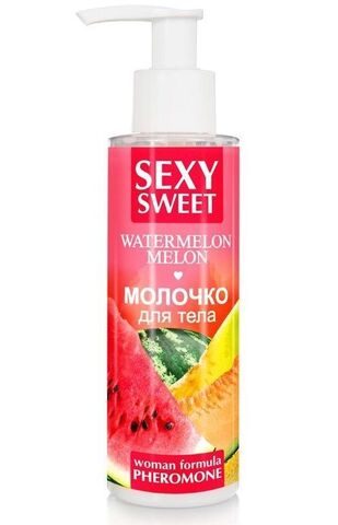 Молочко для тела с феромонами и ароматом дыни и арбуза Sexy Sweet Watermelon&Melon - 150 гр.