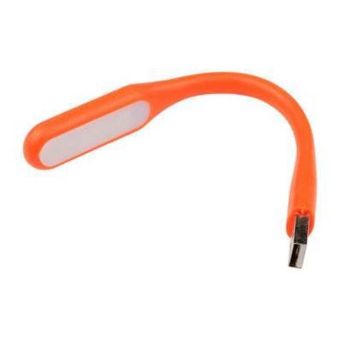Светильник USB для ноутбука (Uniel TLD-541 Orange) св/д 6W(260lm) резина/пластик 170x15 оранжевый