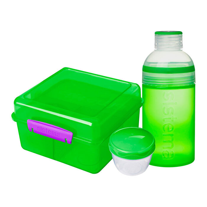 Набор Lunch: ланчбокс (2 л) и бутылка (480 мл), цвет в ассортименте, арт. 41580 - фото 7
