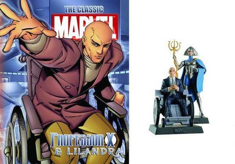 Special Edition Professor Xavier & Lilandra Magazines & Figures