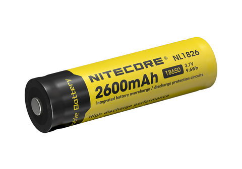 Аккумулятор Nitecore Rechargeable NL1826 18650 Li-Ion 2600 mAh (18546)