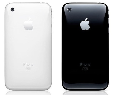Задняя крышка iPhone 3GS белая/черная