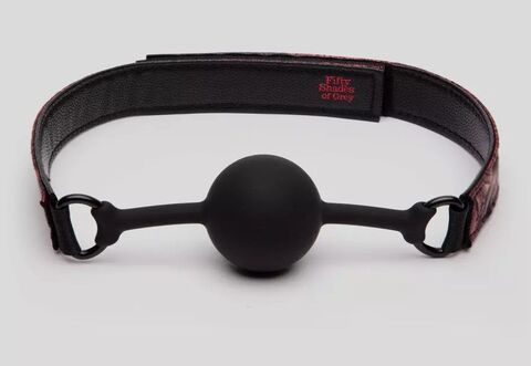 Кляп-шар на двусторонних ремешках Reversible Silicone Ball Gag - Fifty Shades of Grey Sweet Anticipation FS-83666