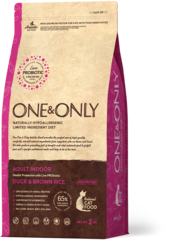 Сухой корм One&Only Duck & Brown Rice Adult Indoor