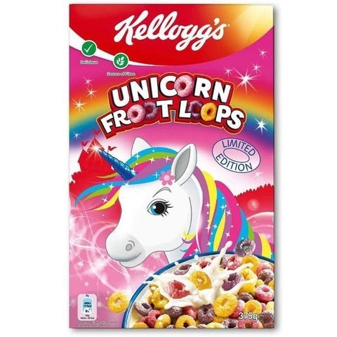 Готовый завтрак Kellogg's Froot Loops unicorn 375 гр