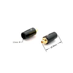 Разъём для ремонта наушников Sennheiser IE300, IE900, AKG N5005 (Черный)