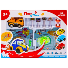 Настольная игра"Пазл трек. Стройка"