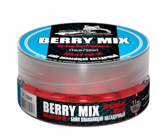 Бойлы насадочные плавающие Sonik Baits BERRY MIX Fluo Pop-ups 11мм 50мл (Ягодный микс)