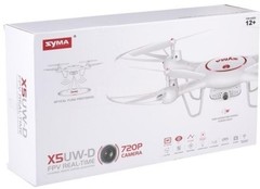 Радиоуправляемый квадрокоптер Syma X5UW-D с HD FPV Wi-Fi камерой, оптическим сенсором 2.4G - X5UW-D