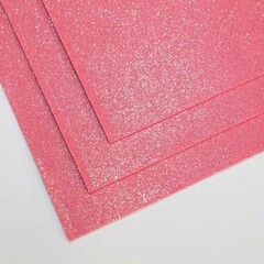 Фоамиран мерцающий. Клубничное суфле. Толщина 1,5мм. Лист 60х70см.