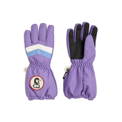 Рукавицы Mini Rodini Ski Purple