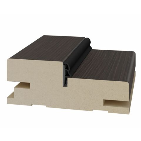 Дверная коробка телескопическая 80х30х2070мм экошпон Венге