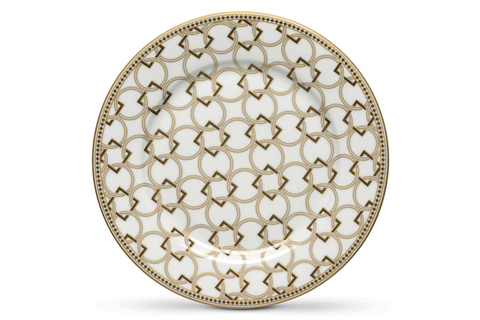 Тарелка закусочная 19.5см Pozzi Milano 1876 Deco белая