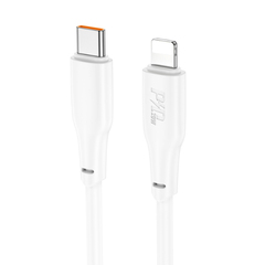 Кабель USB-C HOCO X93 Force Type-C - Lightning, 20W, 2 м, Белый(White)