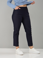 Брюки Бдж-129/темный-джинс