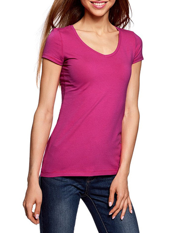 7575-4 футболка женская, розовая
