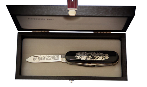 Нож перочинный Victorinox St. Jakob Limited 91мм 15 функций черный (1.1987.1)