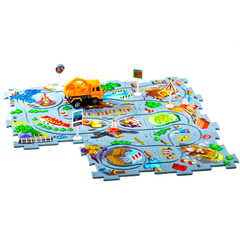 Настольная игра"Пазл трек. Стройка"