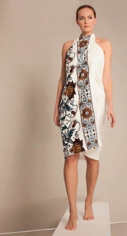 Набор полотенец 2шт Luna di Giorno Stampa Arabesque 2564 молочный 310