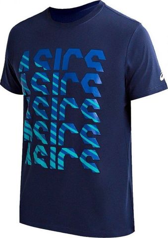 Футболка беговая Asics GPX Fade Tee Blue мужская