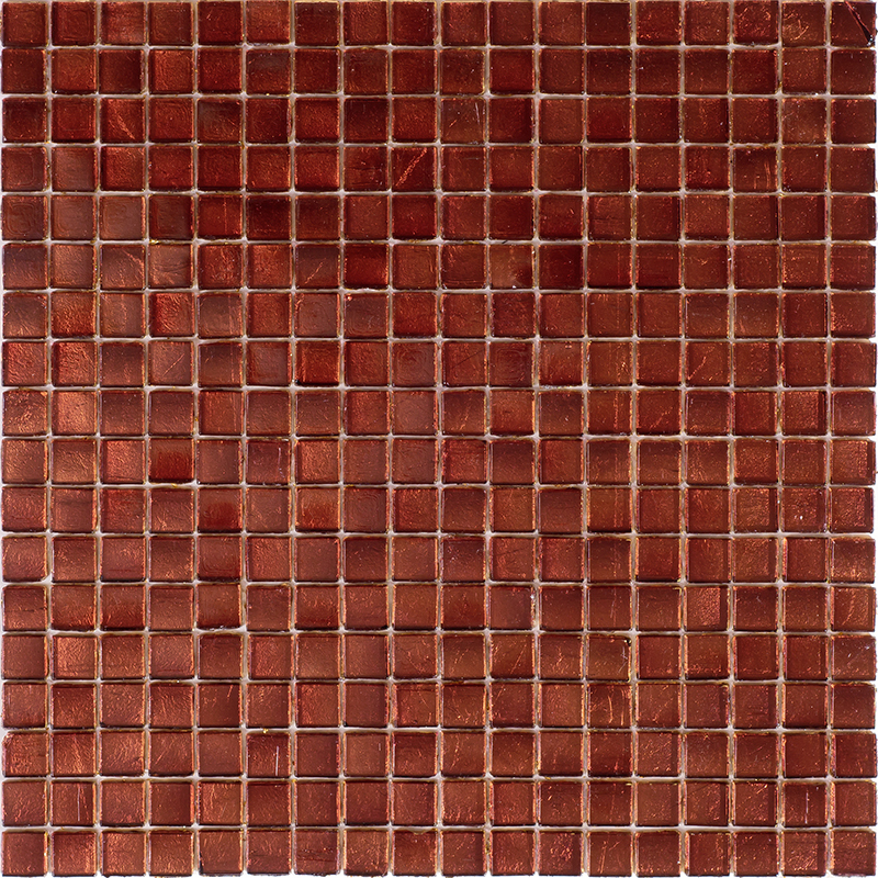 BN87 Мозаика одноцветная чип 15 стекло Alma Mono Color оранжевый квадрат глянцевый