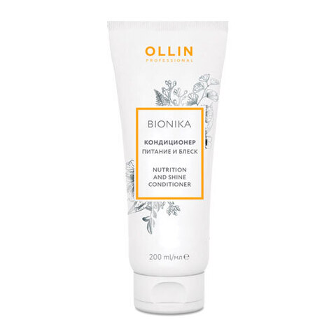 OLLIN BioNika Nutrition And Shine Conditioner - Кондиционер Питание и блеск