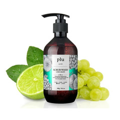 PLU  Гель-скраб для душа с лаймом и зелёным виноградом - Scrub Wash Lime Green Grape , 500г