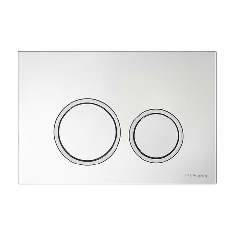 TECE 9940101 TECE TECESpring Панель смыва  с круглыми кнопками, хром глянцевый