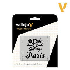 Hobby Stencils: Vintage Garage Sign