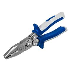 Пассатижи КОБАЛЬТ рычажные 180 мм, CR-V (1 шт.) подвес (244-179)