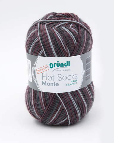 Носочная пряжа Gruendl Hot Socks Monte 02 купить